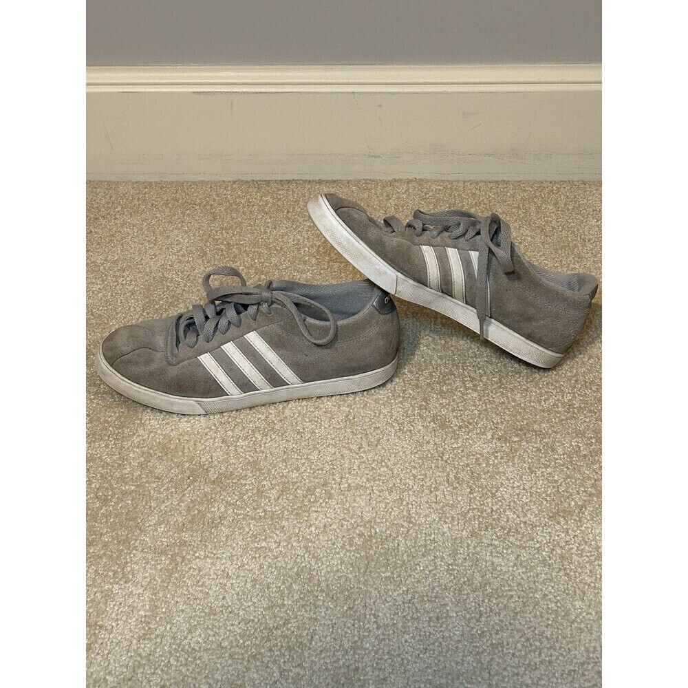 ADIDAS Ortholite Float Gray and White Low Top Sneakers Women's Size 7 - Picture 2 of 7
